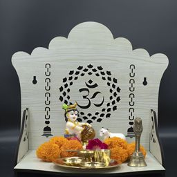 OLIVE TREE Grey Textured Wooden Home Temple-picture-19