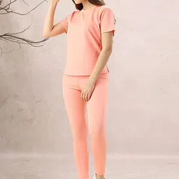 DTR FASHION Round-Neck T-Shirt & Tights Co-Ords-picture-40