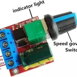 electrolight Mini 5A 90W PWM 12V-24V DC Motor Speed Controller Module DC 4.5V-35V Multipurpose Controller image 2
