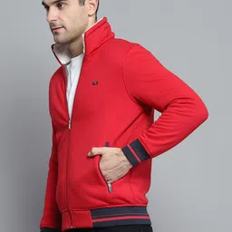 Monte Carlo Men Mock Collar Front-Open Sweatshirt image 2
