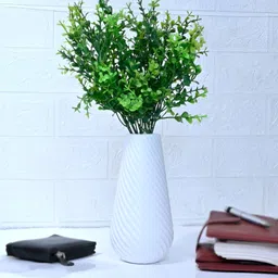 S-Biv Green & White Artificial Plant With Pot-46