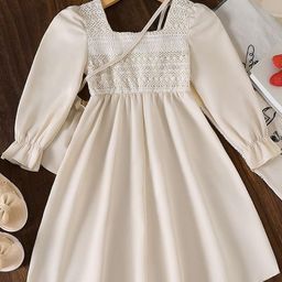 StyleCast x Revolte Girls Embroidered Bell Sleeve Fit & Flare Midi Dress-picture-18