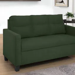 DuroflexEase 3 Seater Fabric Sofa In Sap Green Colour-image-84