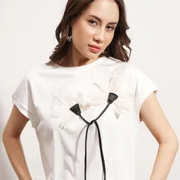 ESPYR By Tokyo Talkies Women Floral Applique Regular Fit Top-image-70