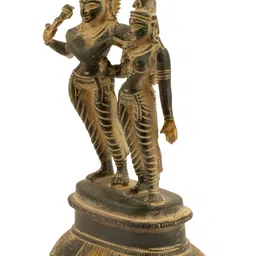 Exotic India Gunmetal-Toned Religious Idol Showpiece-image-76