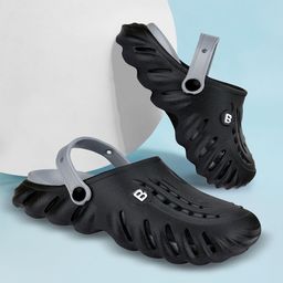BERSACHE Boys Set Of 2 Colourblocked Ultra Soft Technology Clogs image 3