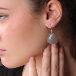 Dua Gold-Plated Brass Drop Earrings-image-60