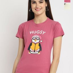 Dreambe Women Typography Printed T-shirt-picture-47