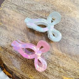 Radhya Holographic 2 pcs Bow Hair Claws-image-95