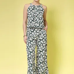 BEING NAUGHTY Printed Top With Palazzos Co-Ords-24