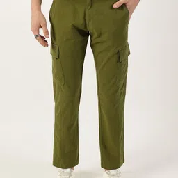 Thomas Scott Men Smart Easy Wash Cargos Trousers-image-78