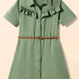 Hola Bonita Girls Shirt Dress-image-11