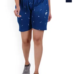 FEEL TRACK Women Pack Of 2 Printed Cotton Shorts-image-56