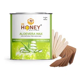 DR HONEY 100% Natural Precision Aloevera Hot Wax With Strips and Stick - 500.1g-image-20