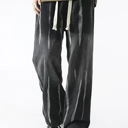 StyleCast x Revolte Men Relaxed Fit Mid-Rise Light Fade Jeans-image-21