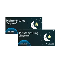 WestCoast Set Of 2 Melatonin 10mg Sleepneed Tablets-10 Tablets Each-50