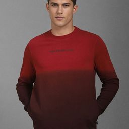 Louis Philippe Jeans Men Printed Cotton Round Neck Long Sleeves Pullover Sweatshirt-picture-24