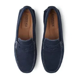 RAPAWALK Men Textured Suede Loafers-image-90