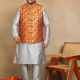 Sztori Woven Design Nehru Jacket-picture-22