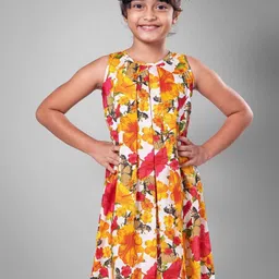Tura Turi Women Floral Print A-Line Dress-picture-47