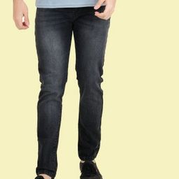 LINARIA Men Classic Slim Fit Clean Look Light Fade Jeans-image-125
