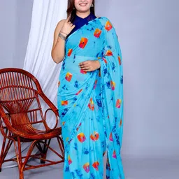 VL SAREES Pure Chiffon Bandhani Saree-picture-34