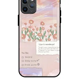 QRIOH Floral Printed iPhone 11 Pro Max Back Case Mobile Accessories-picture-49