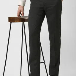 Peter England Men Slim Fit Trousers-image-96
