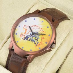 CSAMON Men Printed Dial & Textured Leather Straps Analogue Watch CSK-image-55