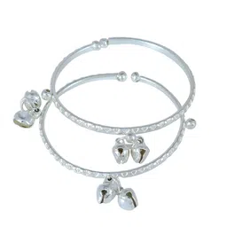 MEMOIR Unisex Kids 2 Brass Antique Silver-Plated Charm Bracelet-image-76