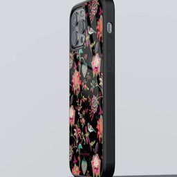 macmerise Floral Printed iPhone 13 Pro Back Case Mobile Accessories-image-87
