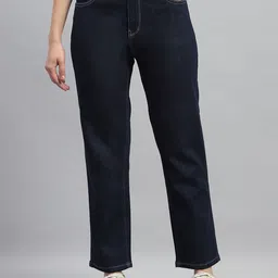Monte Carlo Women Solid Straight Fit Jeans-picture-11