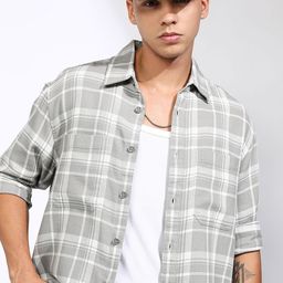 HIGHLANDER Men Opaque Checked Casual Shirt-picture-42