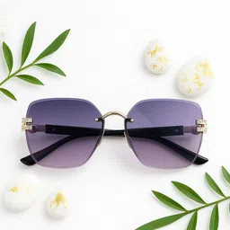 Leeway Unisex Blue Lens & Gold-Toned Square Sunglasses LW-TF-2007-2-BLACKPINK-1-picture-9