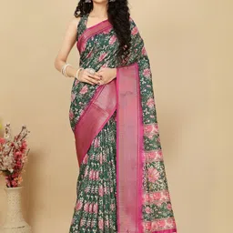J 6 DESIGNER Women Floral Printed Saree-picture-26