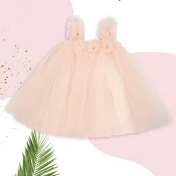 MeeMee Net Fit & Flare Partywear Frock Dress-13