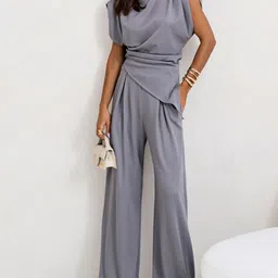 all about you Round Neck Top With Trousers Co-Ords-38