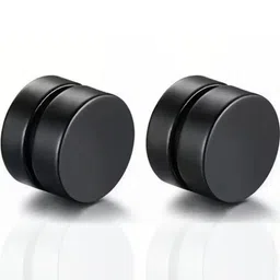 shobhram Unisex Black Earrings-13