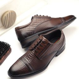 Valentino Men Leather Formal Derbys-image-18