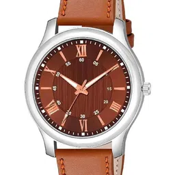Gopal Shopcart Unisex Dial & Leather Straps Analogue Watch 1017-BRO1016-Beige-Chikani-L_SH-35