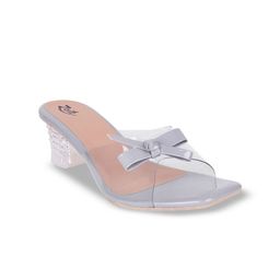 ZAIF Textured Block Mules with Bows-image-20