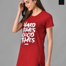 Christy World Women Pack Of 2 Typography Print T-shirt-picture-2