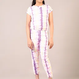 V-Mart Girls Printed T-shirt with Trousers-picture-47