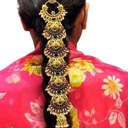 ADC SHEMONA Women Beaded Hair Accessory Set of-7