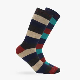 Crocodile Men Pack Of 2 Assorted Calf-Length Socks-13