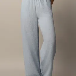 ONLY Women Textured Straight Fit High-Rise Regular Trousers-image-62