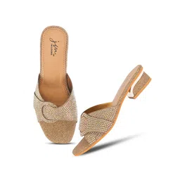 JM LOOKS Women fashion Comfortable SoleBlock heel Sandals For Girls-36
