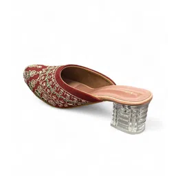 Anouk Embellished Block Open Back Sandals image 3