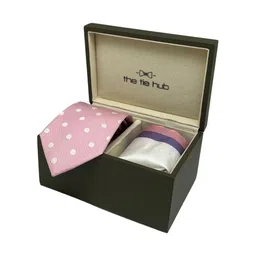 The Tie Hub Men Neck Tie & Square Pocket Accessory Gift Set-image-44
