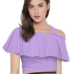 unianta Women Solid One Shoulder Top-image-88